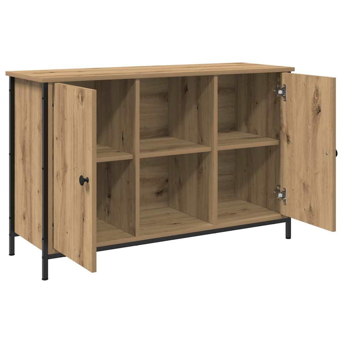 vidaXL Σετ επίπλου τηλεόρασης 101 x 35 x 65 εκ Artisan Oak