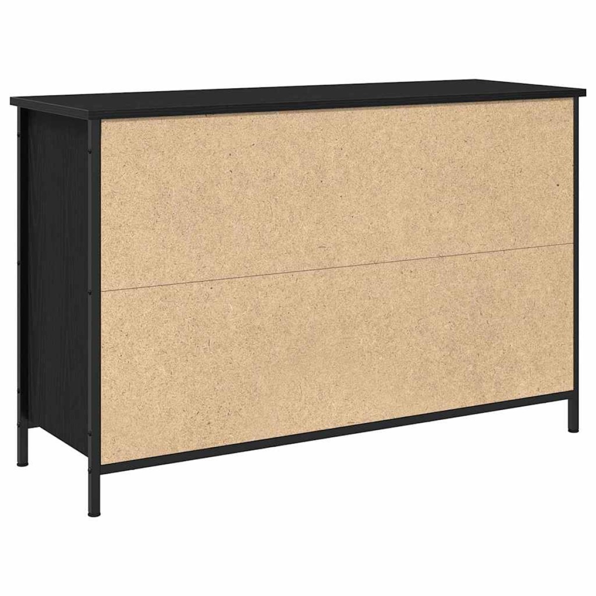 vidaXL Σετ επίπλου τηλεόρασης 101 x 35 x 65 εκ Μαύρη Οξυά