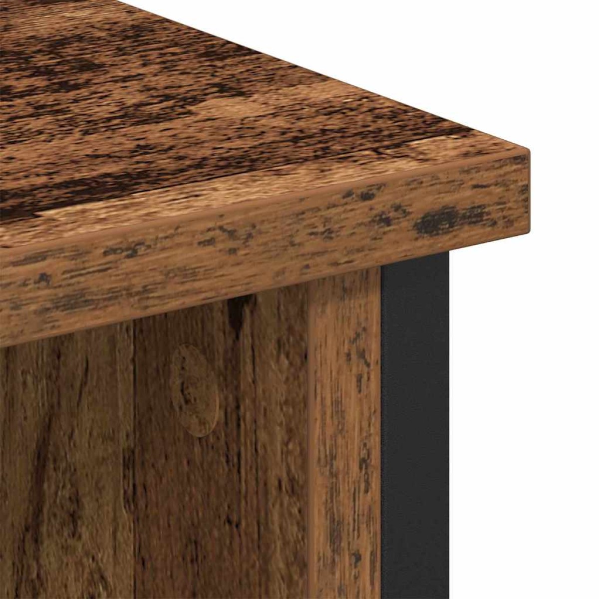 vidaXL Σετ επίπλου τηλεόρασης 100 x 35 x 45 εκ. Παλιό Ξύλο