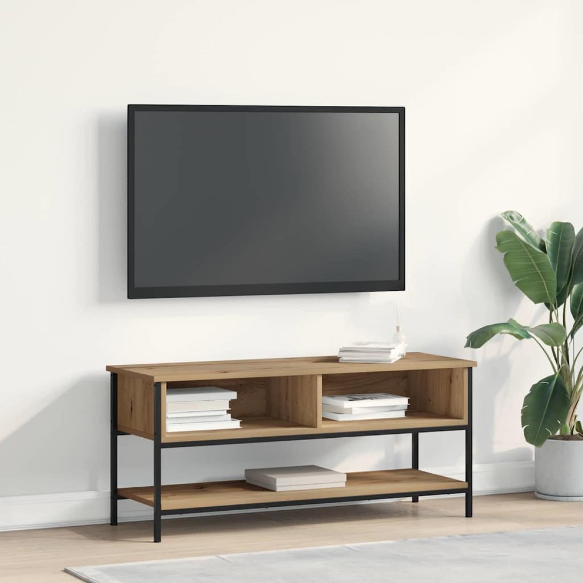 vidaXL Σετ επίπλου τηλεόρασης 100 x 35 x 45 εκ. Artisan Oak