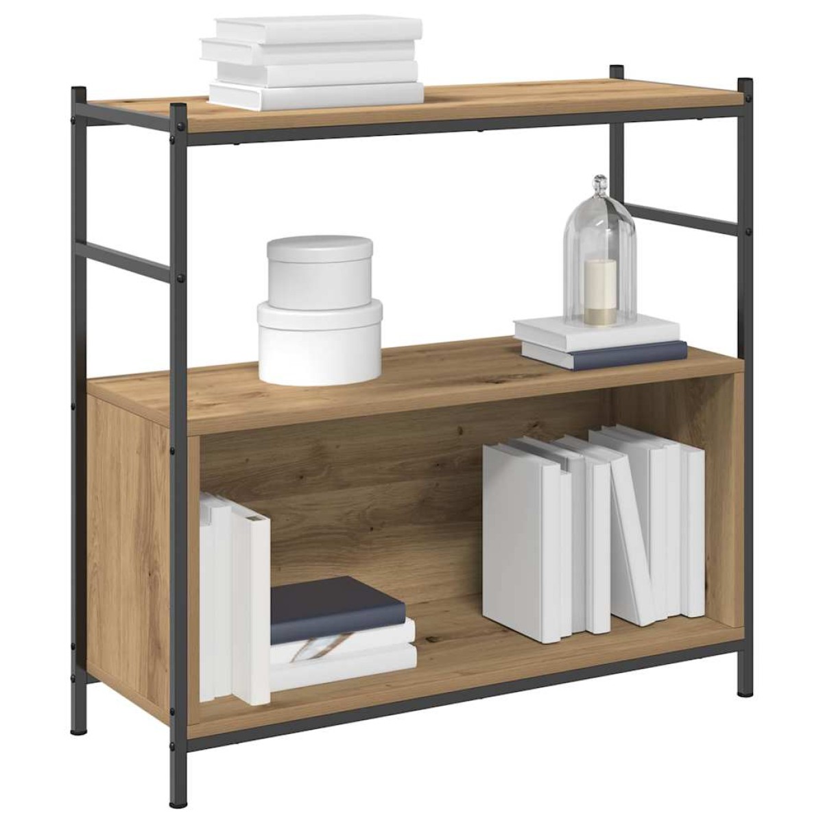vidaXL Ράφι Βιβλίων 80 x 30 x 78,5 εκ Επεξεργασμένο Ξύλο Artisan Oak