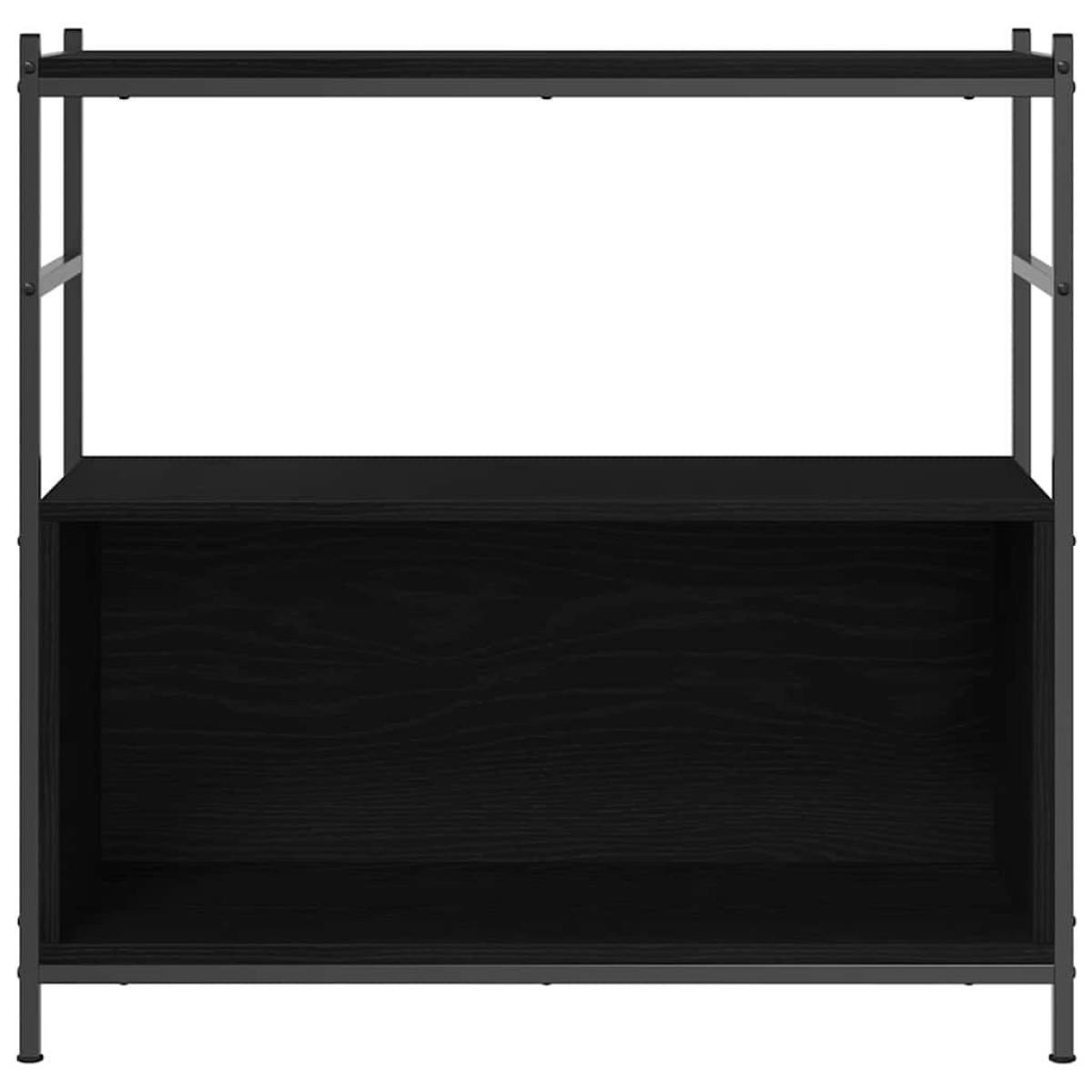 vidaXL Ράφι Βιβλίων 80 x 30 x 78,5 εκ Επεξεργασμένο Ξύλο Μαύρη Οξυά
