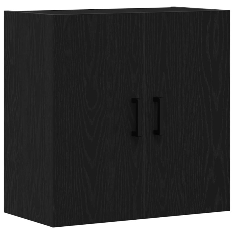 vidaXL Ντουλάπα τοίχου 60 x 31 x 60 εκ. Επεξεργασμένο Ξύλο Μαύρη Οξυά