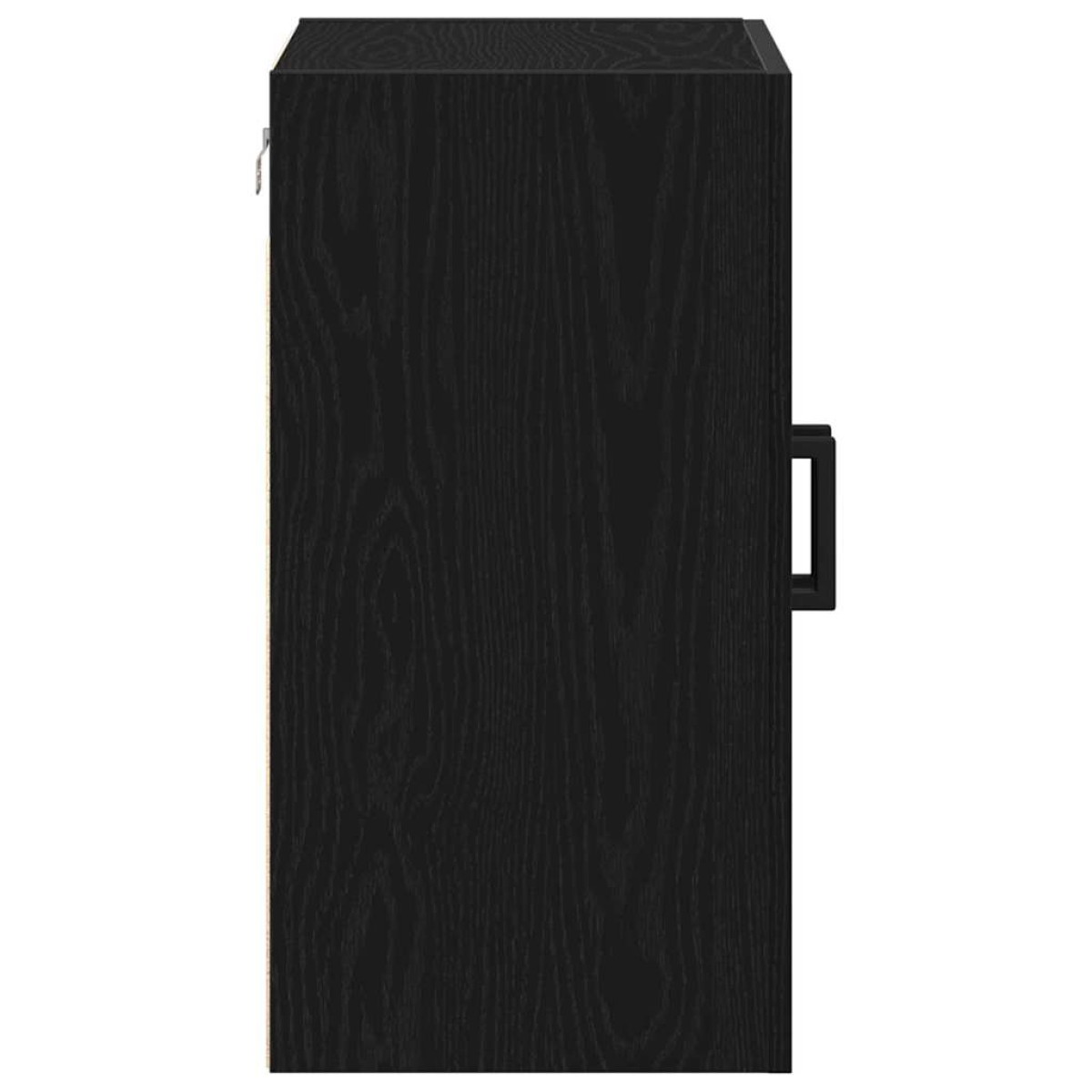 vidaXL Ντουλάπα τοίχου 60 x 31 x 60 εκ. Επεξεργασμένο Ξύλο Μαύρη Οξυά