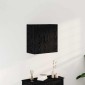 vidaXL Ντουλάπα τοίχου 60 x 31 x 60 εκ. Επεξεργασμένο Ξύλο Μαύρη Οξυά