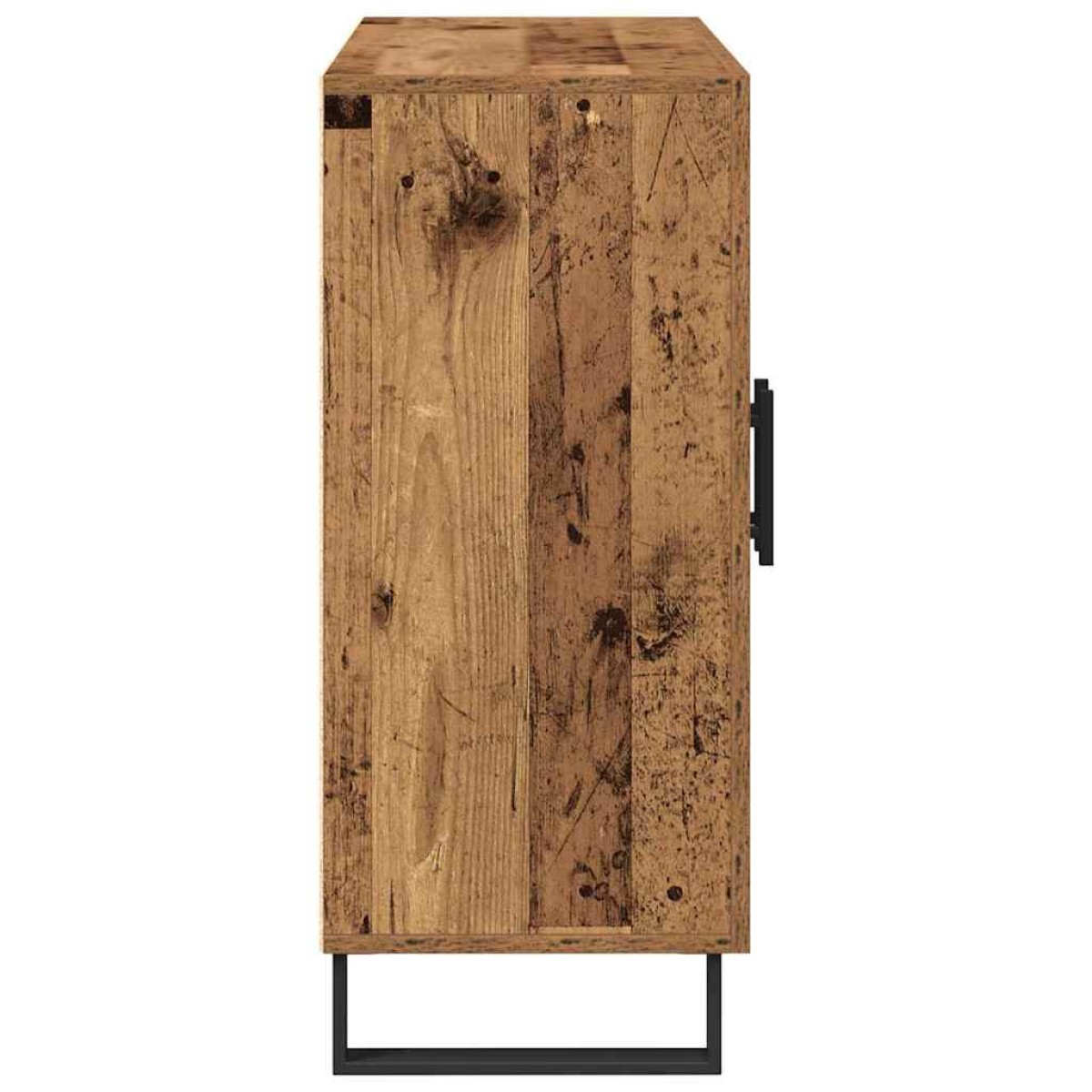 vidaXL Πλαϊνό γραφείο Παλιό ξύλο 90 x 34 x 80 εκ. Επεξεργασμένο Ξύλο