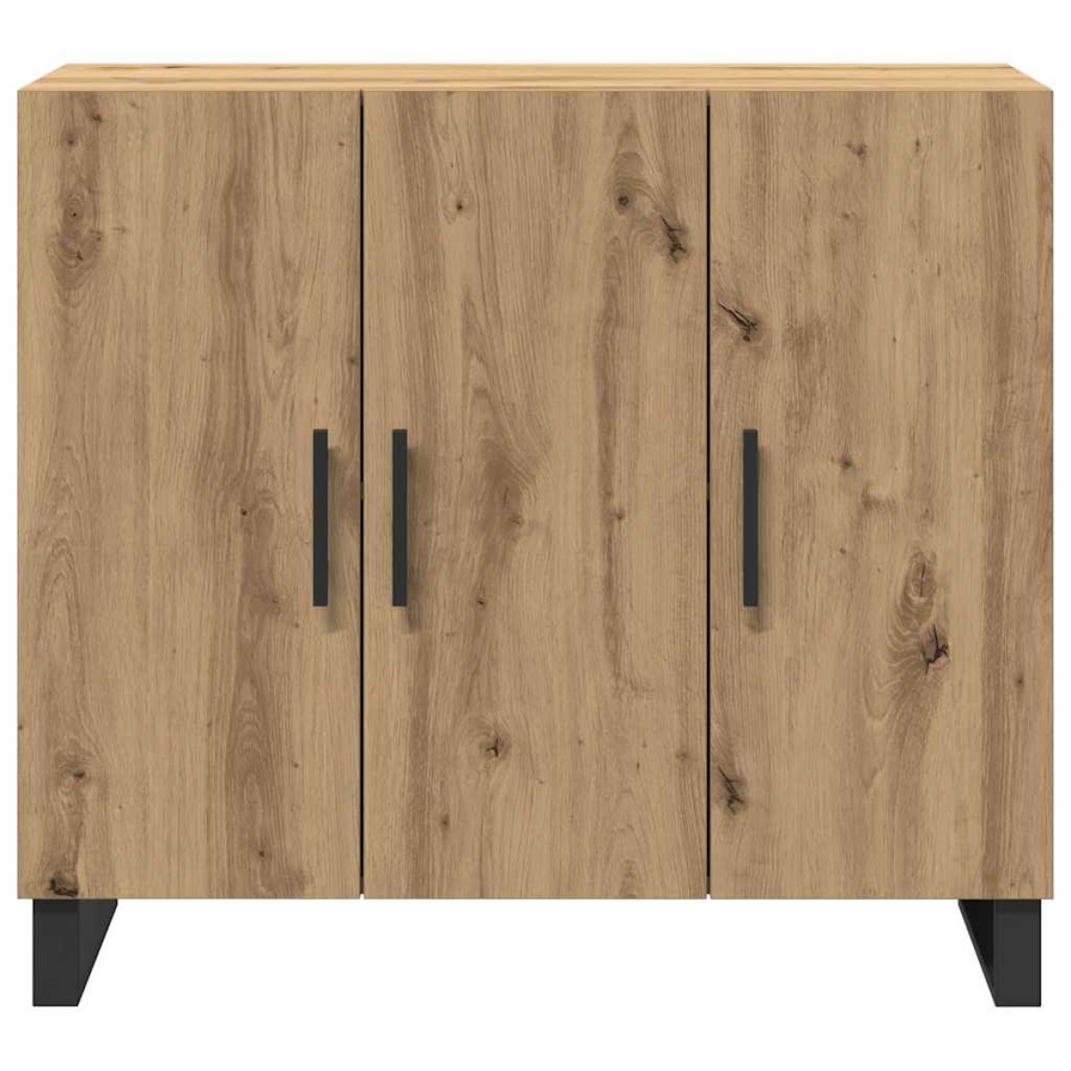 vidaXL Πλαϊνό γραφείο Artisan Oak 90 x 34 x 80 εκ. Επεξεργασμένο Ξύλο