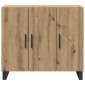 vidaXL Πλαϊνό γραφείο Artisan Oak 90 x 34 x 80 εκ. Επεξεργασμένο Ξύλο