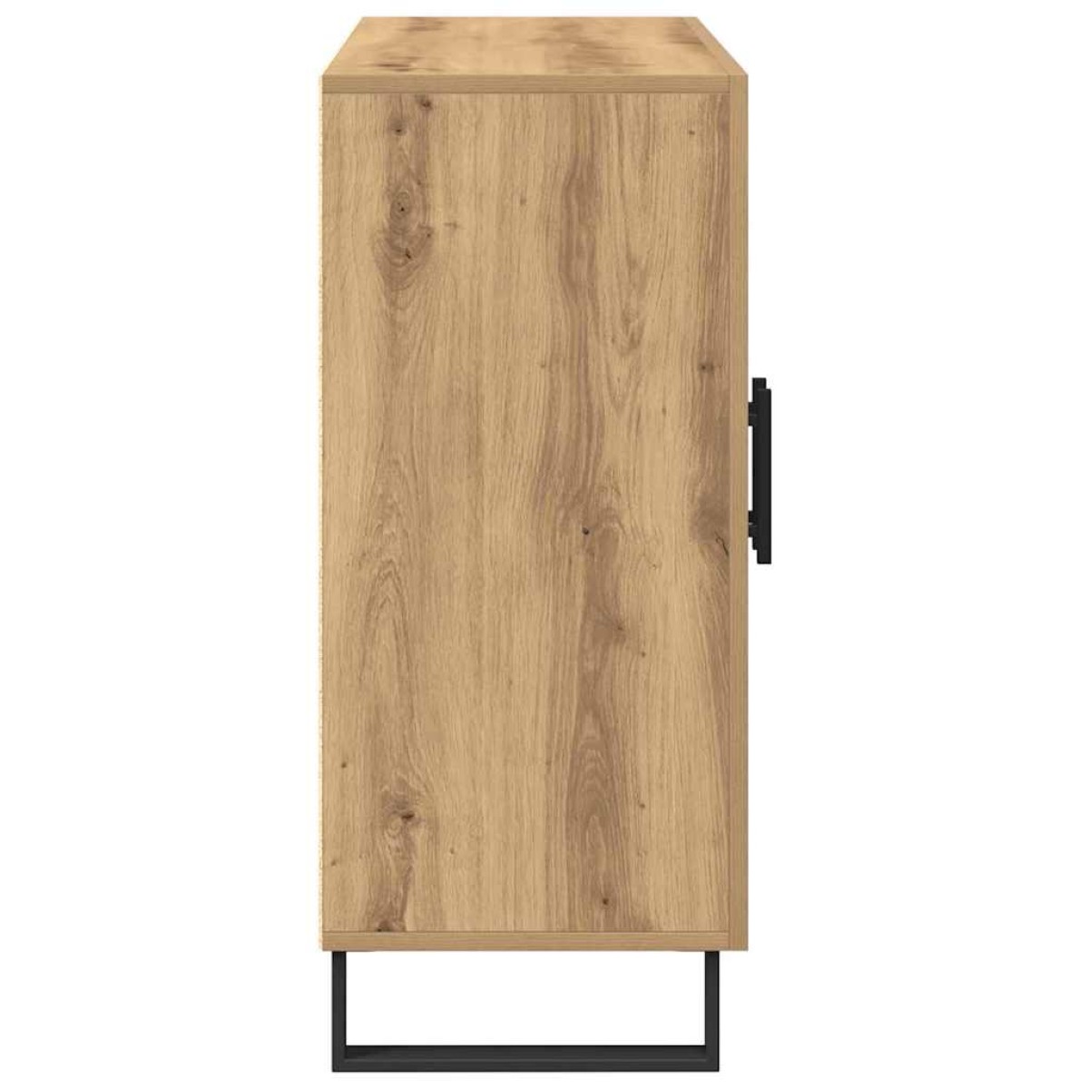 vidaXL Πλαϊνό γραφείο Artisan Oak 90 x 34 x 80 εκ. Επεξεργασμένο Ξύλο
