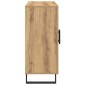 vidaXL Πλαϊνό γραφείο Artisan Oak 90 x 34 x 80 εκ. Επεξεργασμένο Ξύλο