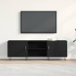 vidaXL Σετ επίπλου τηλεόρασης 150 x 30 x 50 cm Μαύρη Οξυά