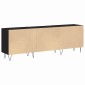 vidaXL Σετ επίπλου τηλεόρασης 150 x 30 x 50 cm Μαύρη Οξυά