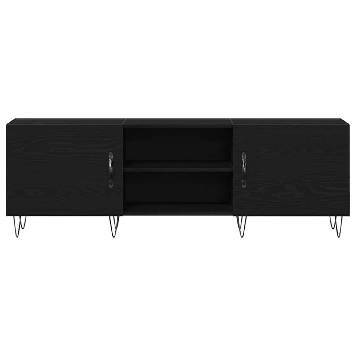 vidaXL Σετ επίπλου τηλεόρασης 150 x 30 x 50 cm Μαύρη Οξυά