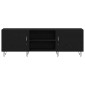 vidaXL Σετ επίπλου τηλεόρασης 150 x 30 x 50 cm Μαύρη Οξυά