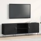 vidaXL Σετ επίπλου τηλεόρασης 150 x 30 x 50 cm Μαύρη Οξυά