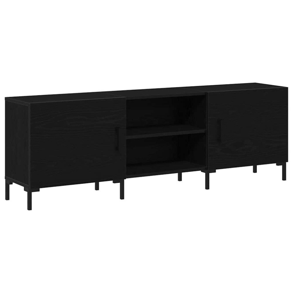 vidaXL Σετ επίπλου τηλεόρασης 150 x 30 x 50 cm Μαύρη Οξυά