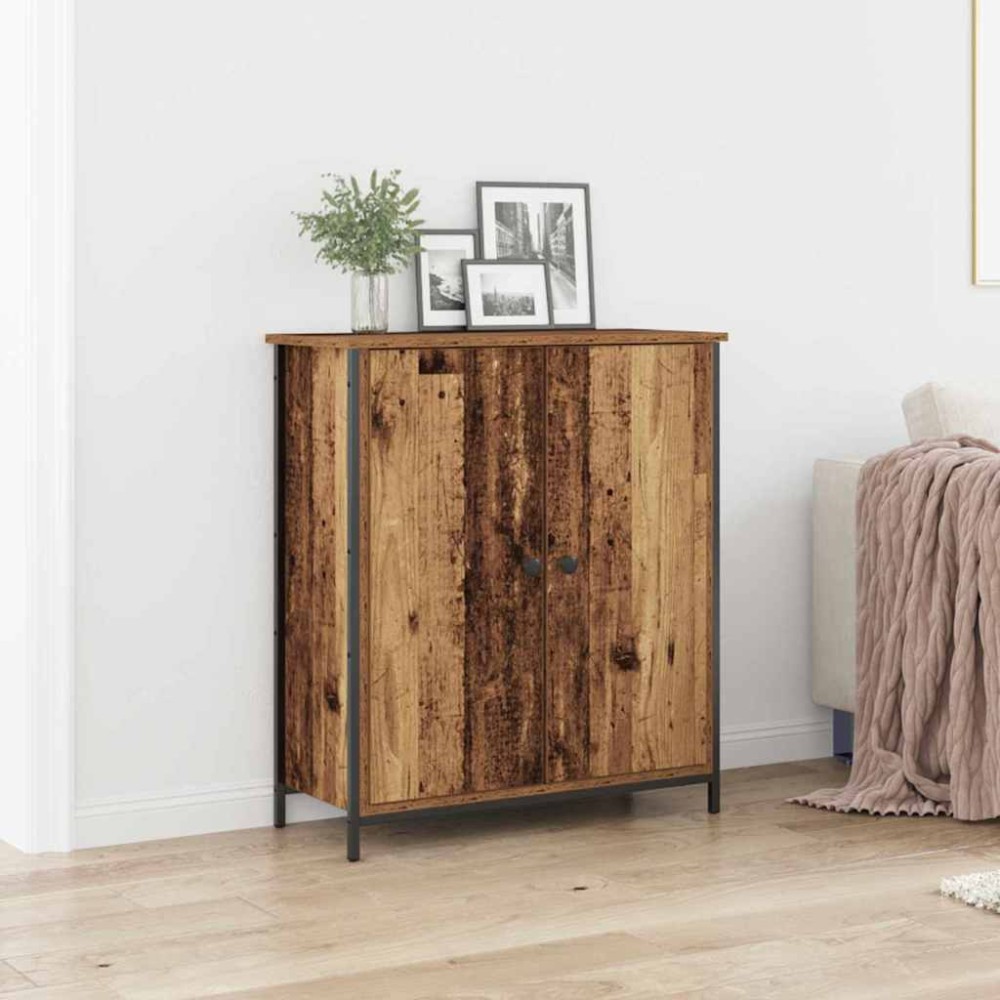 vidaXL Πλαϊνό γραφείο Παλιό ξύλο 70 x 30 x 80 εκ. Επεξεργασμένο Ξύλο