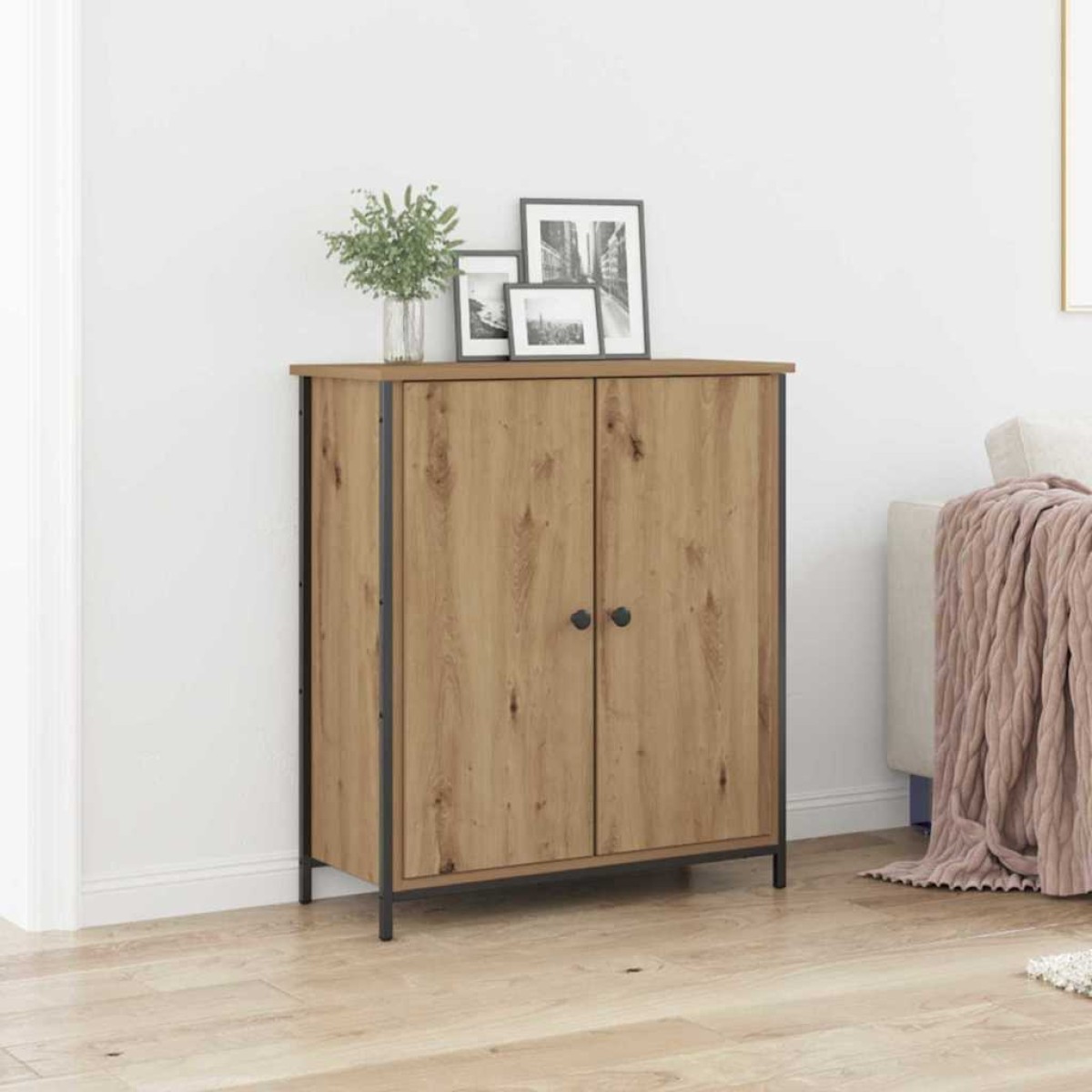 vidaXL Πλαϊνό γραφείο Artisan Oak 70 x 30 x 80 εκ. Επεξεργασμένο Ξύλο