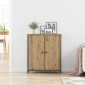 vidaXL Πλαϊνό γραφείο Artisan Oak 70 x 30 x 80 εκ. Επεξεργασμένο Ξύλο