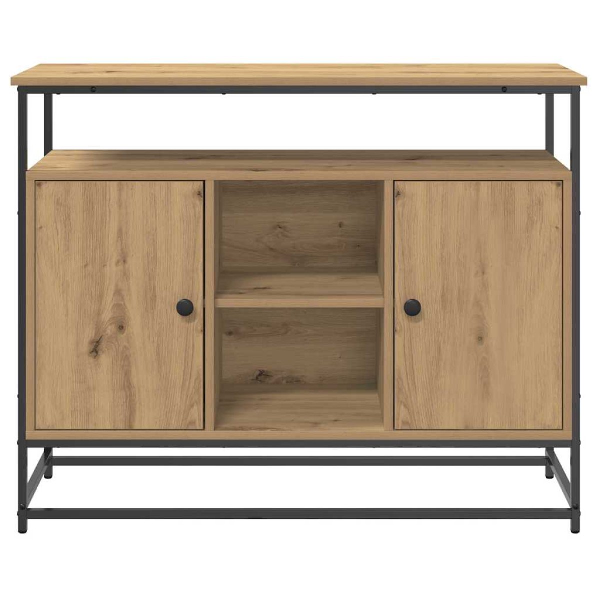 vidaXL Πλαϊνό γραφείο Artisan Oak 100 x 35 x 80 εκ. Επεξεργασμένο Ξύλο