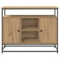 vidaXL Πλαϊνό γραφείο Artisan Oak 100 x 35 x 80 εκ. Επεξεργασμένο Ξύλο
