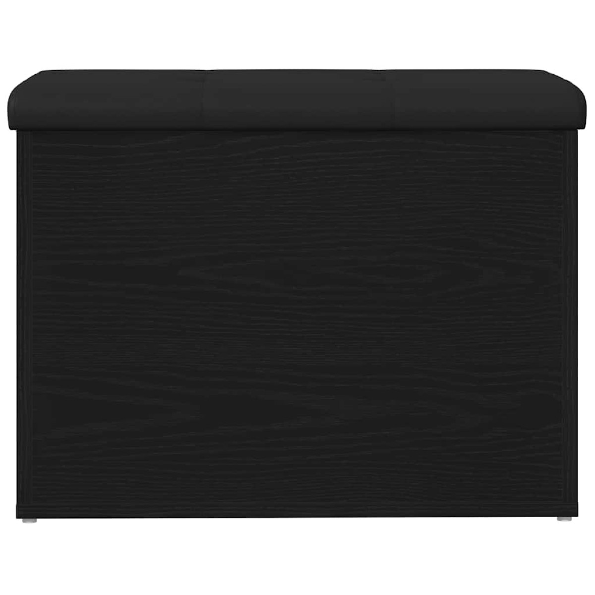 vidaXL Παγκάκι με αποθήκευση Μαύρη δρυς 62 x 42 x 45 εκ.
