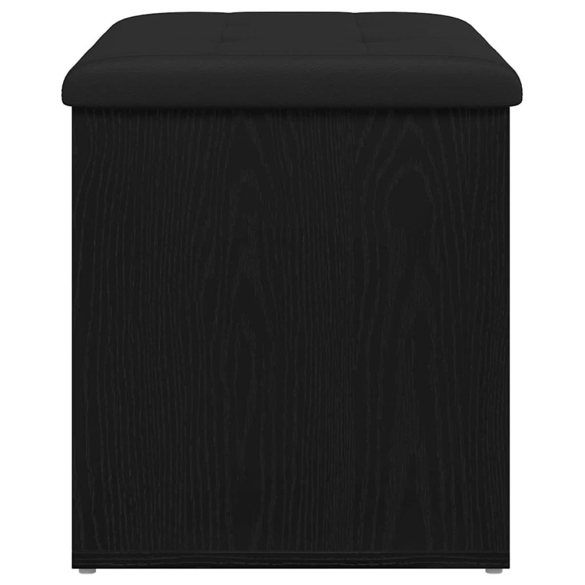 vidaXL Παγκάκι με αποθήκευση Μαύρη δρυς 62 x 42 x 45 εκ.