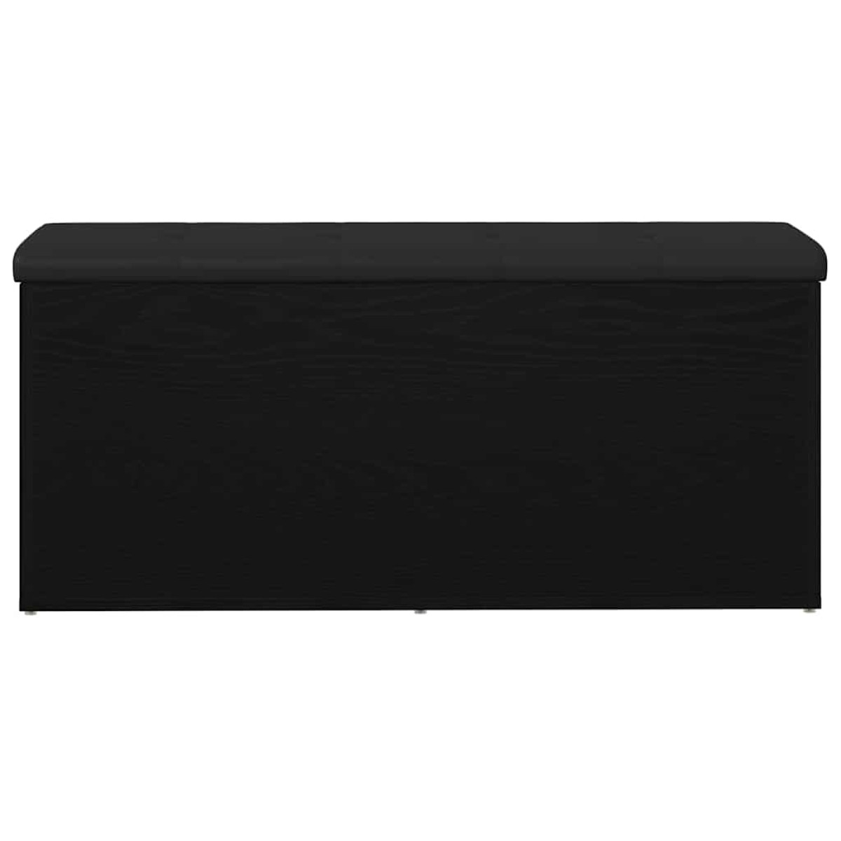 vidaXL Παγκάκι με αποθήκευση Μαύρη δρυς 102 x 42 x 45 εκ.