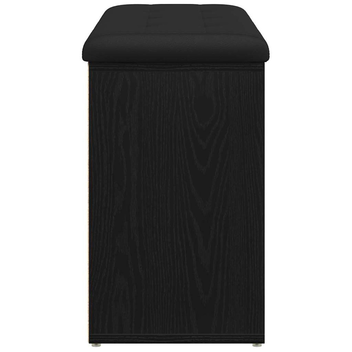 vidaXL Πάγκος για παπούτσια Μαύρο 82 x 32 x 50 cm Επεξεργασμένο Ξύλο