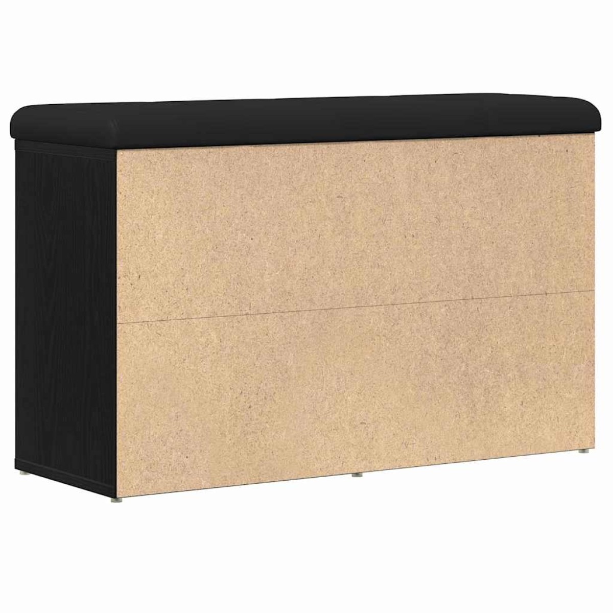 vidaXL Πάγκος για παπούτσια Μαύρο 82 x 32 x 50 cm Επεξεργασμένο Ξύλο