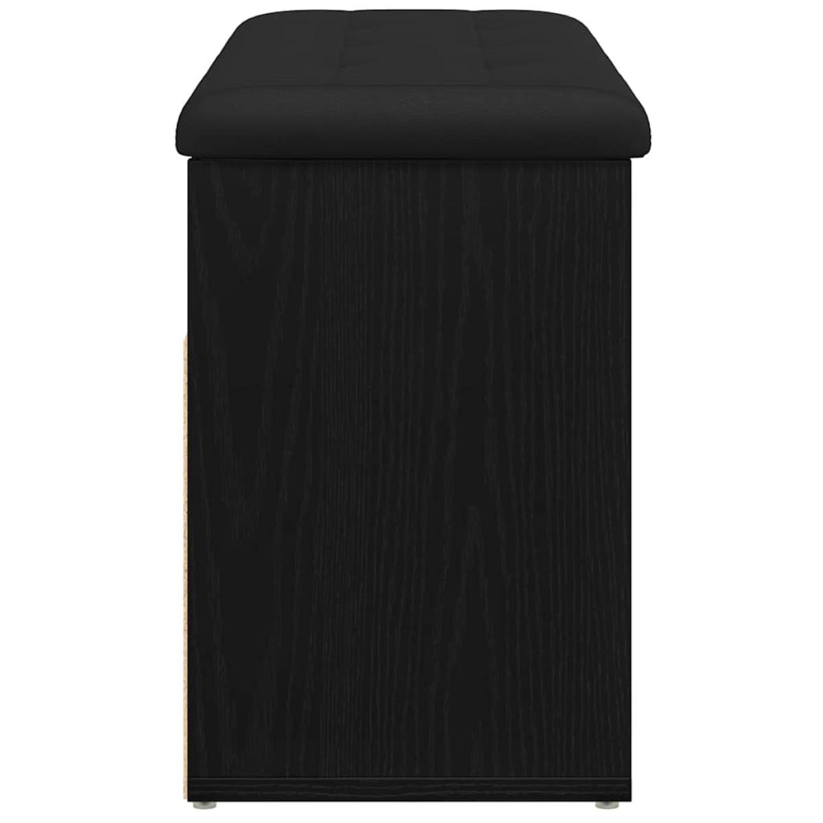 vidaXL Πάγκος για παπούτσια Μαύρο 80 x 30 x 45 cm Επεξεργασμένο Ξύλο