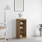 vidaXL Πλευρικό Τραπέζι LED Artisan Oak 41 x 37 x 100 εκ