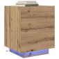 vidaXL Κομοδίνο 2 τεμ. Artisan Oak 45 x 40 x 55 εκ Επεξεργασμένο Ξύλο