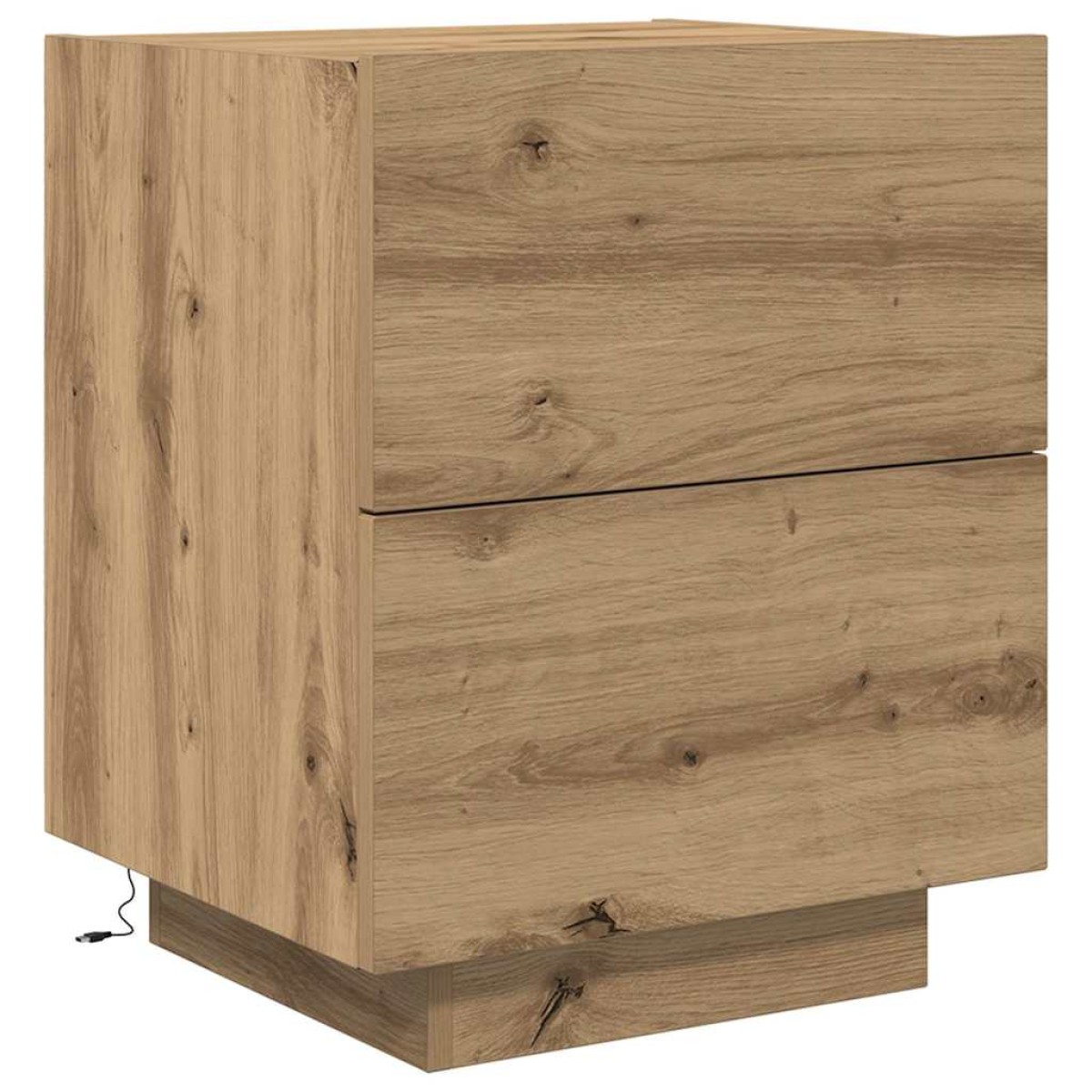 vidaXL Κομοδίνο 2 τεμ. Artisan Oak 45 x 40 x 55 εκ Επεξεργασμένο Ξύλο