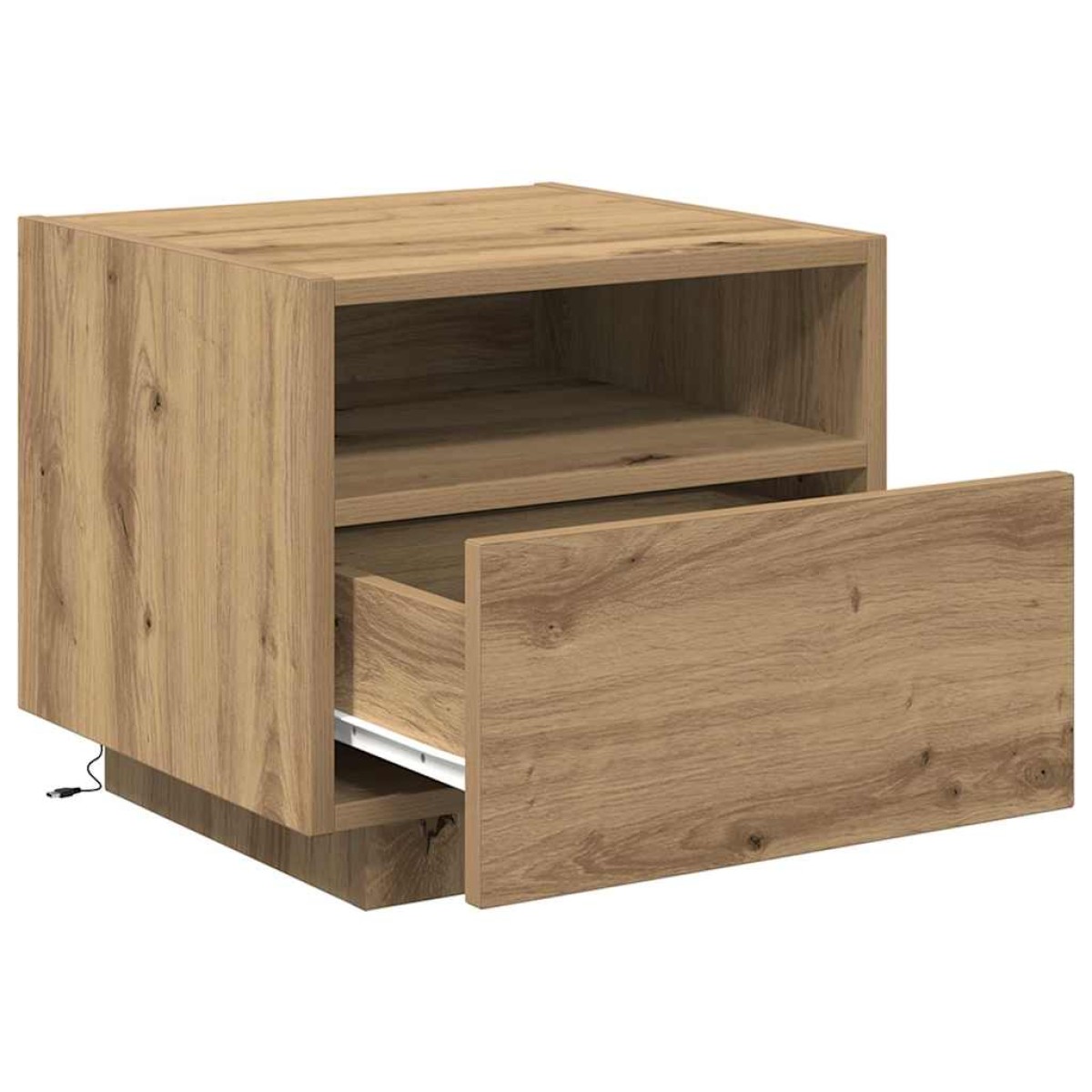 vidaXL Κομοδίνο 2 τμχ. Artisan Oak 40 x 39 x 37 εκ Επεξεργασμένο Ξύλο