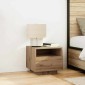 vidaXL Κομοδίνο 2 τμχ. Artisan Oak 40 x 39 x 37 εκ Επεξεργασμένο Ξύλο