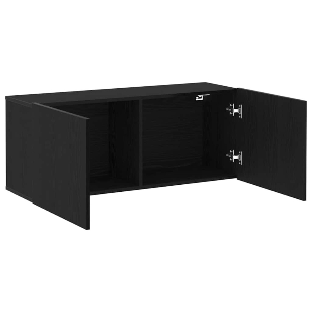 vidaXL Σετ επίπλου τηλεόρασης 100 x 30 x 41 εκ. Μαύρη Οξυά