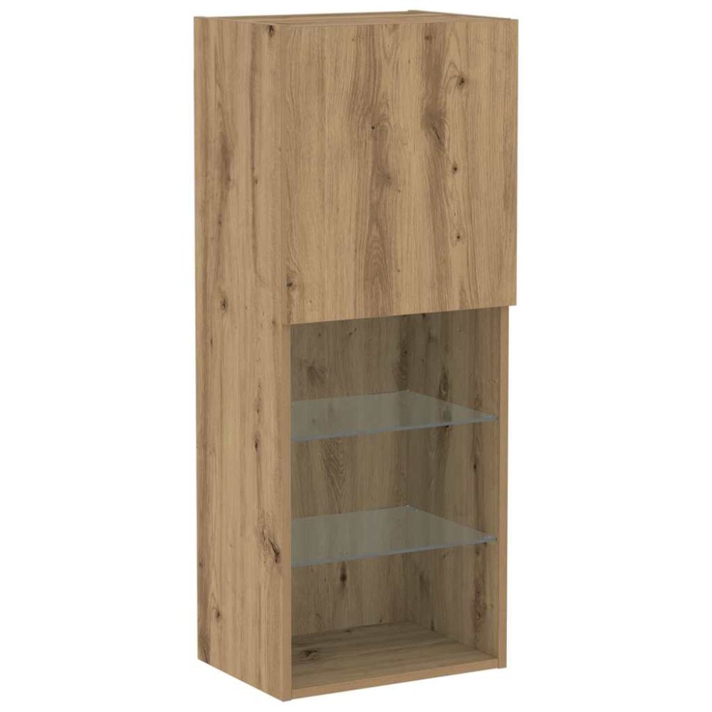 vidaXL Σετ επίπλου τηλεόρασης 40,5 x 30 x 102 εκ. Artisan Oak