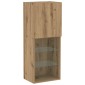 vidaXL Σετ επίπλου τηλεόρασης 40,5 x 30 x 102 εκ. Artisan Oak