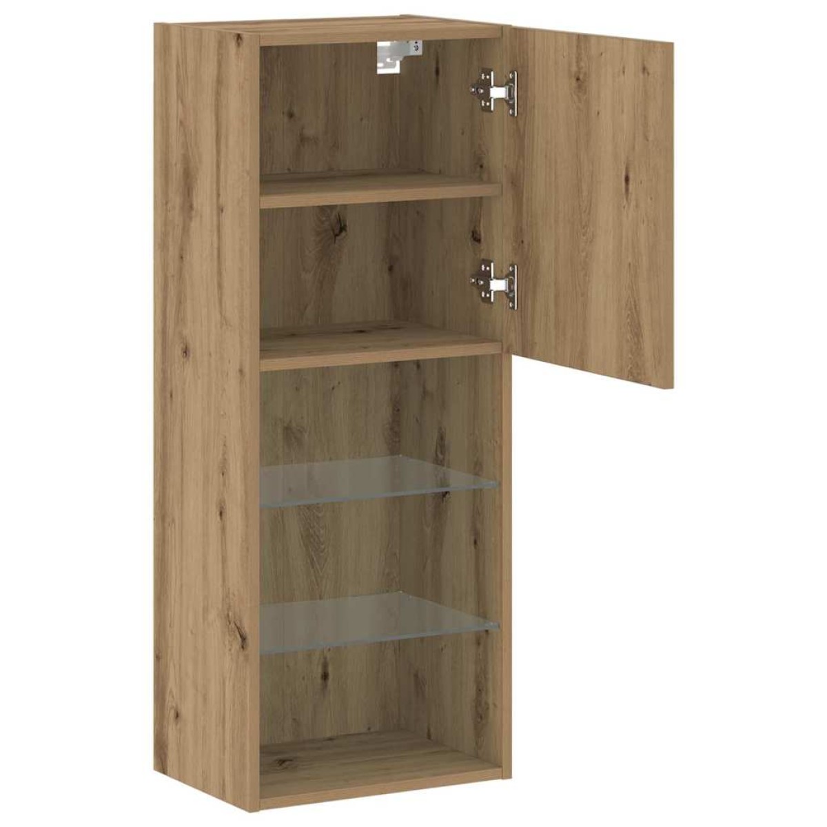 vidaXL Σετ επίπλου τηλεόρασης 40,5 x 30 x 102 εκ. Artisan Oak