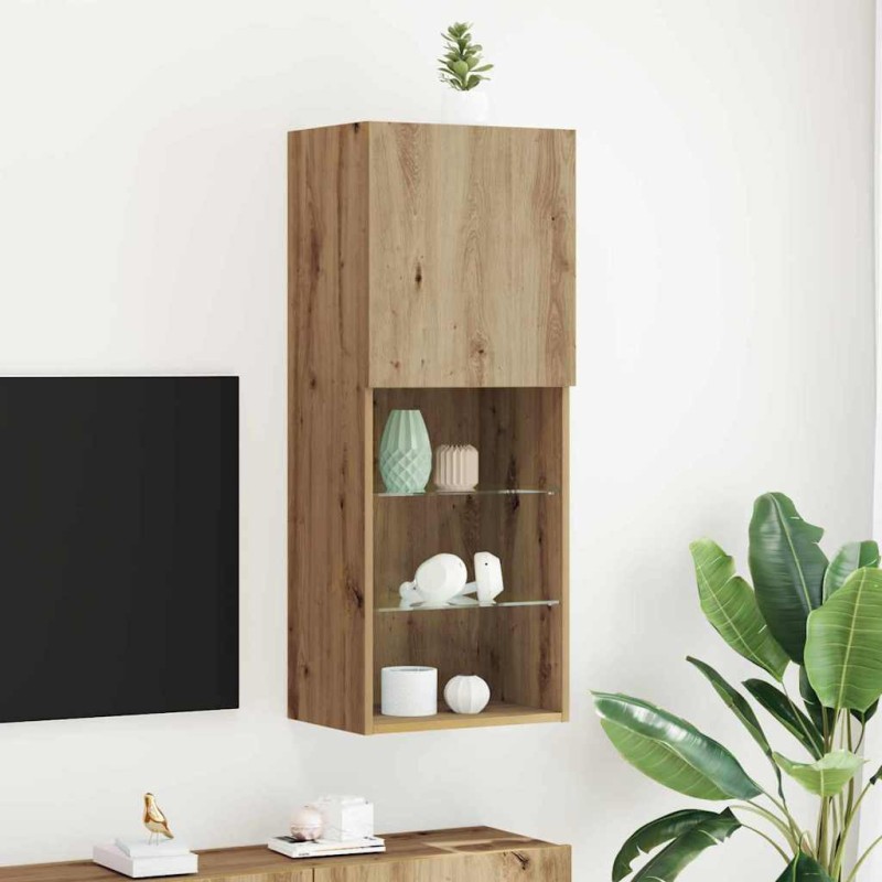 vidaXL Σετ επίπλου τηλεόρασης 40,5 x 30 x 102 εκ. Artisan Oak