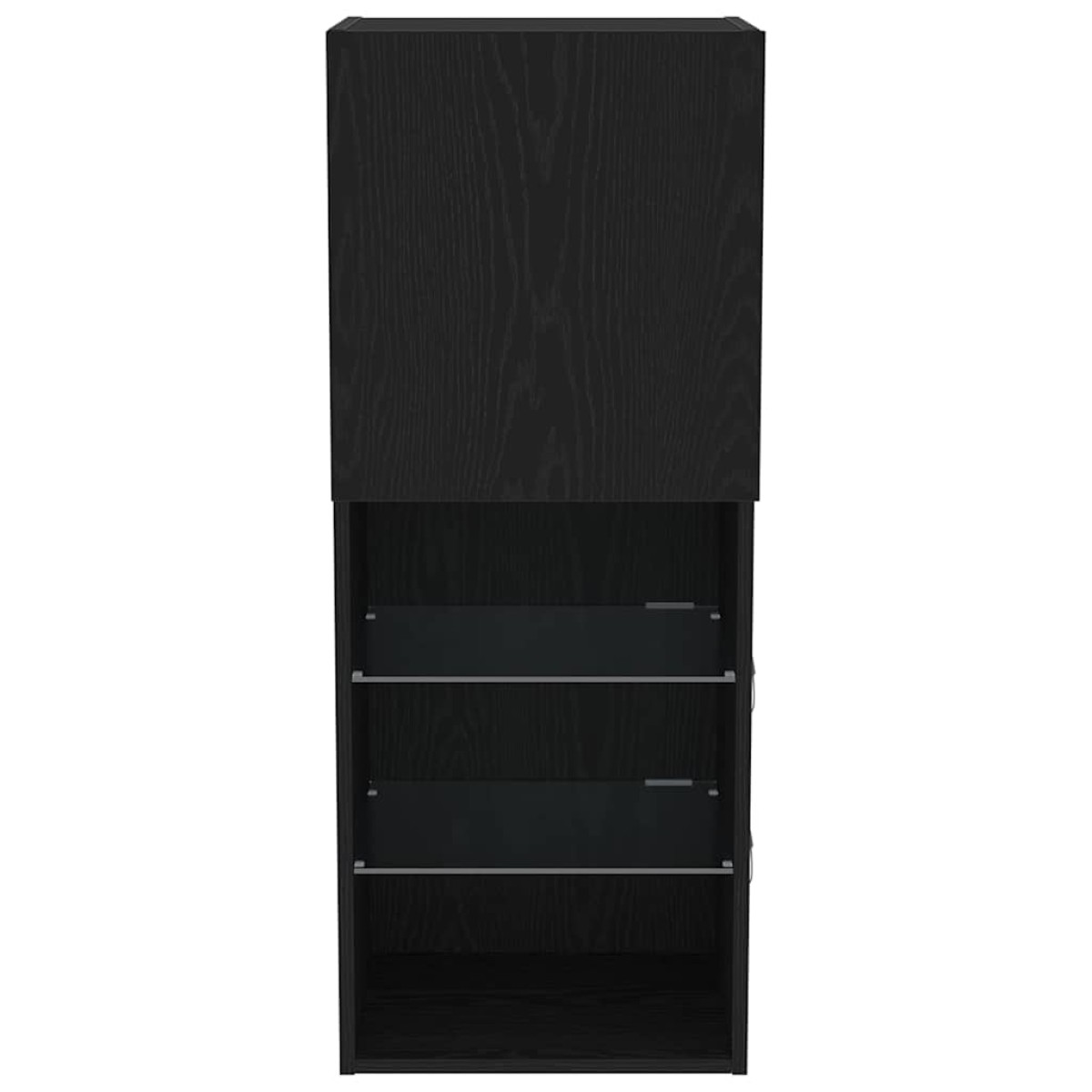 vidaXL Σετ επίπλου τηλεόρασης 40,5 x 30 x 102 εκ. Μαύρη Οξυά