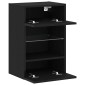 vidaXL Σετ επίπλου τηλεόρασης 40 x 30 x 60,5 cm Μαύρο