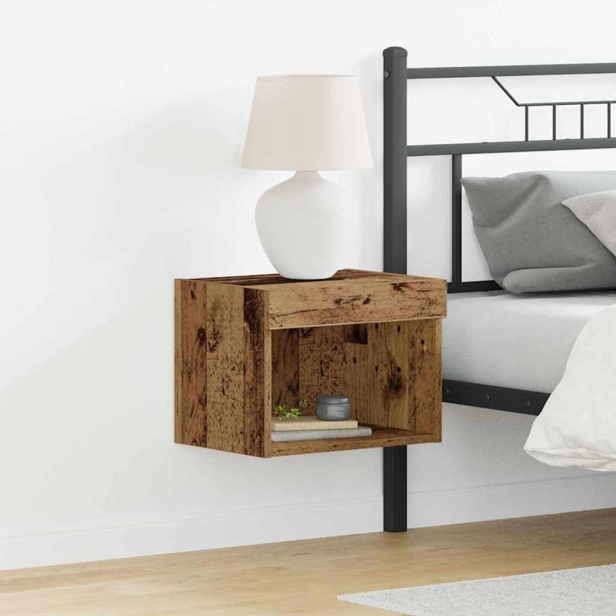 vidaXL Σετ επίπλου τηλεόρασης 40 x 30 x 30 εκ Παλιό ξύλο