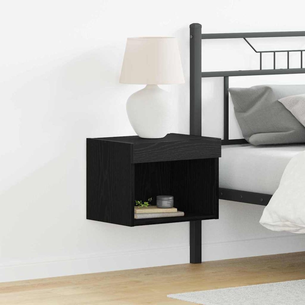 vidaXL Σετ επίπλου τηλεόρασης 40 x 30 x 30 εκ Μαύρη Οξυά