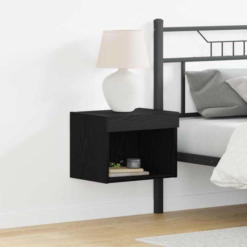 vidaXL Σετ επίπλου τηλεόρασης 40 x 30 x 30 εκ Μαύρη Οξυά