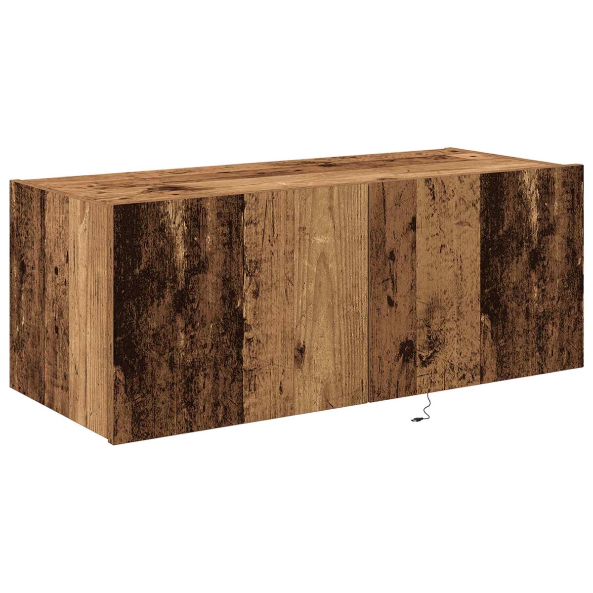 vidaXL Ντουλάπι Τηλεόρασης Τοίχου 80 x 35 x 31 cm Παλιό ξύλο