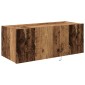 vidaXL Ντουλάπι Τηλεόρασης Τοίχου 80 x 35 x 31 cm Παλιό ξύλο