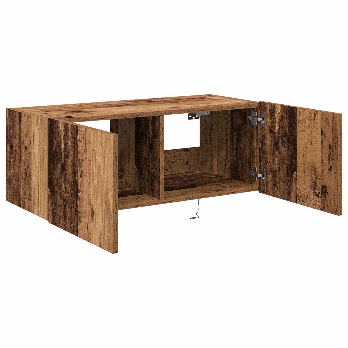 vidaXL Ντουλάπι Τηλεόρασης Τοίχου 80 x 35 x 31 cm Παλιό ξύλο