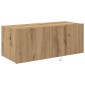 vidaXL Ντουλάπι Τηλεόρασης Τοίχου 80 x 35 x 31 cm Artisan Oak